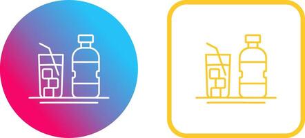 Mineral Water Icon Design vector