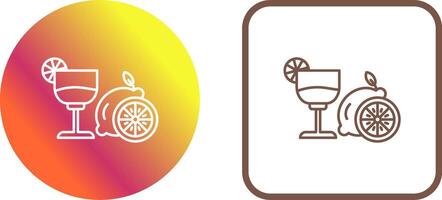 Lime Juice Icon Design vector