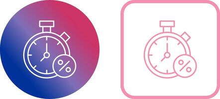 Timer Icon Design vector