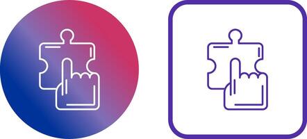 Quick Selection Icon Design vector