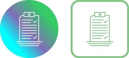 Check List Icon Design vector