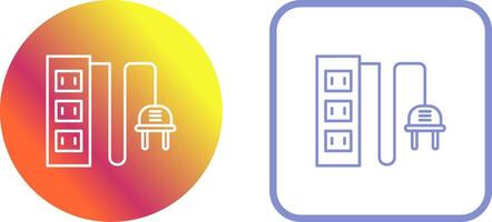 Power Socket Icon Design vector