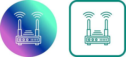 Router Icon Design vector