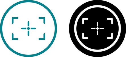 Unique Focus Icon Design vector