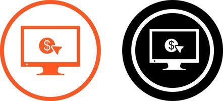 Unique Pay Per Click Icon Design vector