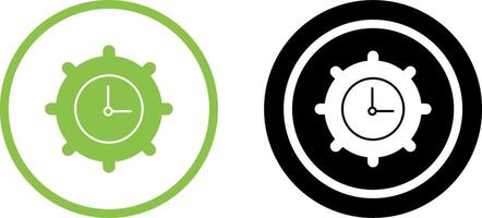 Time Settings Icon Design vector