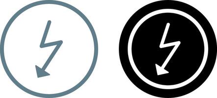 Unique Flash Icon Design vector