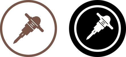 Drilling Machine Icon Design vector