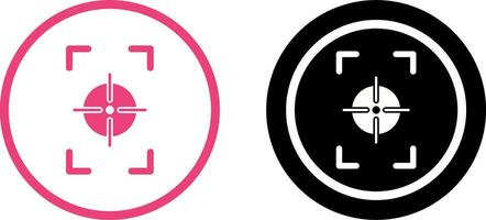 Unique Focus Vertical Icon Design vector