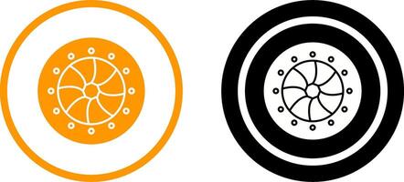 Unique Optical Diaphram Icon Design vector