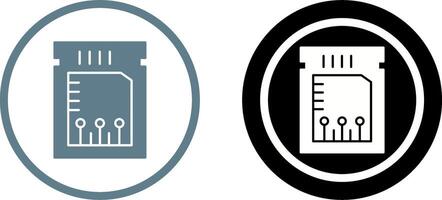 Unique Chip Icon Design vector