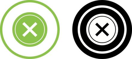Do Not Cross Icon Design vector