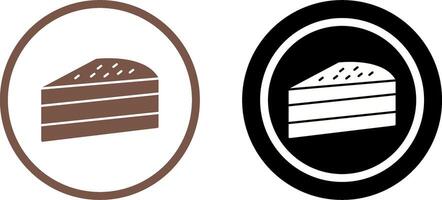 Cake Slice Icon Design vector