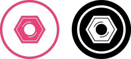 Nut Icon Design vector