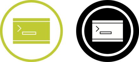 Unique Console Icon Design vector