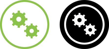 Unique Configurations Icon Design vector