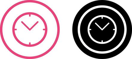 Unique Clock Icon Design vector