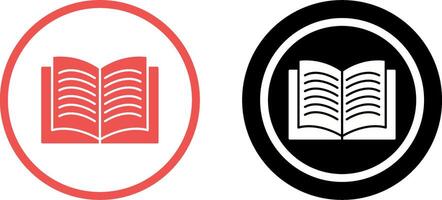 Unique Textbook Icon Design vector