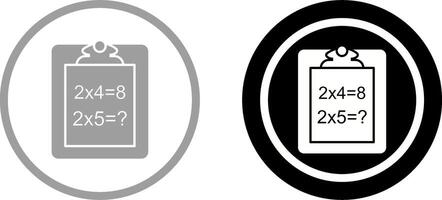 Unique Solving Question Icon Design vector
