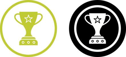 Unique Winner Icon Design vector