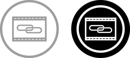 Unique Link Optimization Icon Design vector