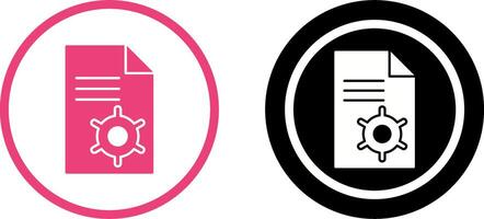 Unique Content Management Icon Design vector