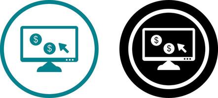 Unique Pay Per Click Icon Design vector
