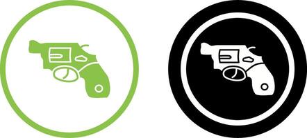 Unique Revolver Icon Design vector
