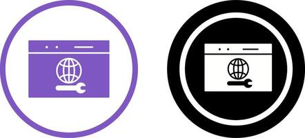 Unique Web Support Icon Design vector