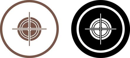 Unique Target Icon Design vector