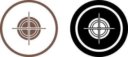 Unique Target Icon Design vector