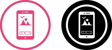 Unique Edit Picture Icon Design vector