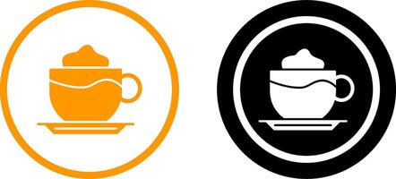 Latte Icon Design vector