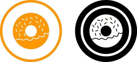Doughnut Icon Design vector