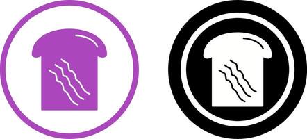 Toast Icon Design vector