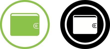 Unique Wallet Icon Design vector