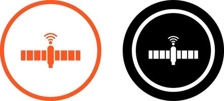 Unique Satellite Icon Design vector