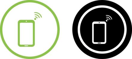 Unique Connected Device Icon Design vector