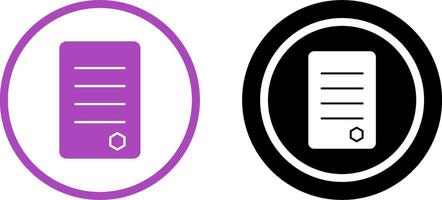 Unique Reports Icon Design vector