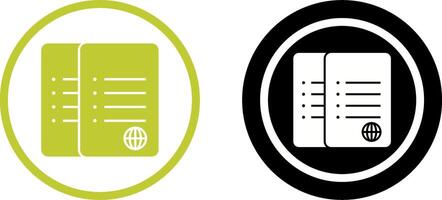 Unique Network Files Icon Design vector