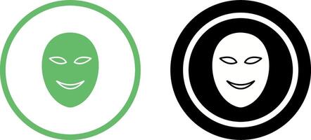 Ancient Face Mask Icon Design vector