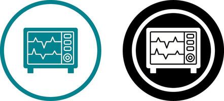 Heart Rate Monitor Icon Design vector