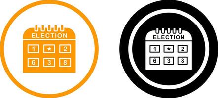Election Day Icon Design vector