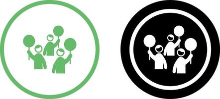 Protest Icon Design vector