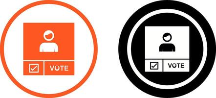 Candidate Banner Icon Design vector