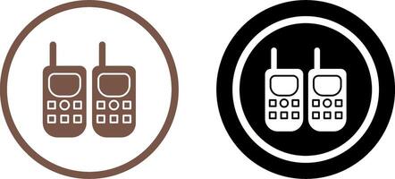 walkie película sonora icono diseño vector