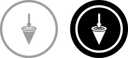 Plumb Bob Icon Design vector