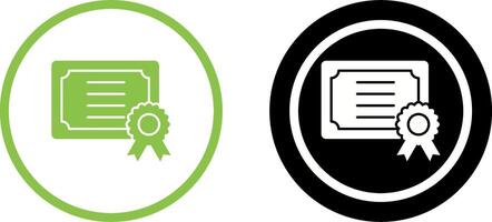 Certificate Icon Design vector