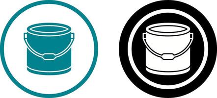 Paint Bucket Icon Design vector