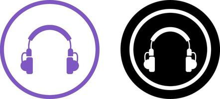 Unique Headphones Icon Design vector